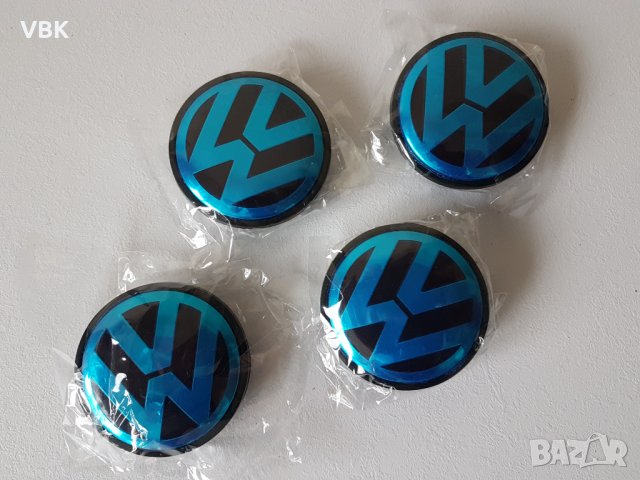 4 бр.Капачки за джанти на Фолксваген/VW 65/60мм Ново, снимка 6 - Аксесоари и консумативи - 38593503