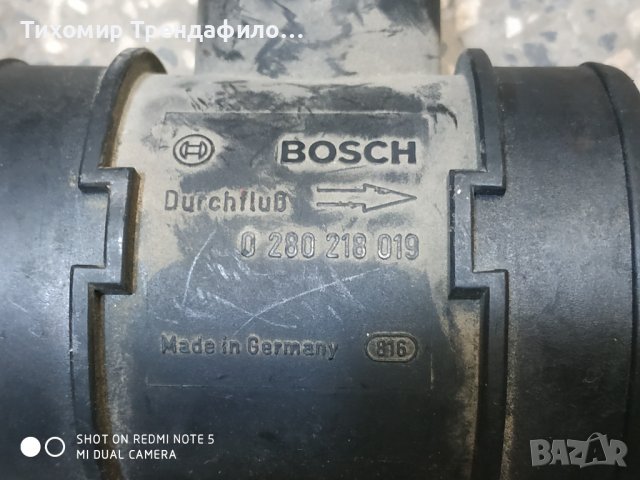 Дебитомер Bosch 0280218019 Алфа Ромео 156 Alfa Romeo 156 1,8 16v , 0 280 218 019, снимка 4 - Части - 40241618