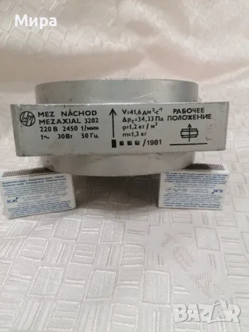 Вентилатор осов, монофазен, снимка 4 - Други машини и части - 49875636