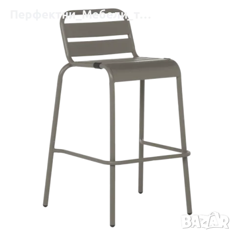 Метален бар стол различни цветове за външен бар,за градинско заведение,стол за басейн/плаж, снимка 2 - Градински мебели, декорация  - 50024429