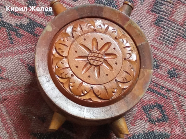 Дървена бъклица съд за течности 53672, снимка 2 - Антикварни и старинни предмети - 53390925