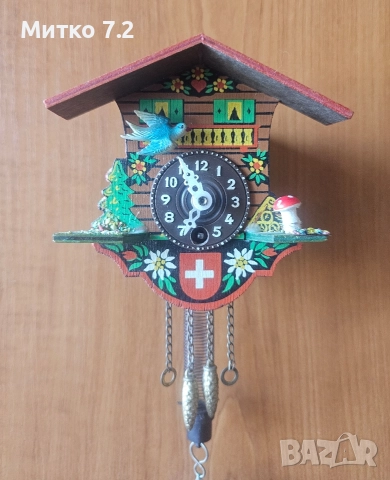 стенен часовник малката тиролка, снимка 4 - Антикварни и старинни предмети - 52935487