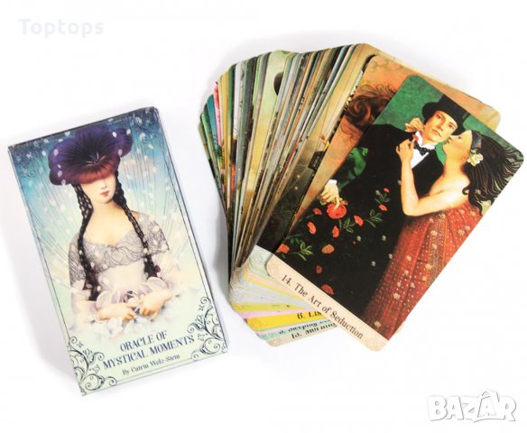 Таро&оракул карти:Tarot of Mystical Moments&Oracle of Mystical Moments, снимка 4 - Карти за игра - 34704763