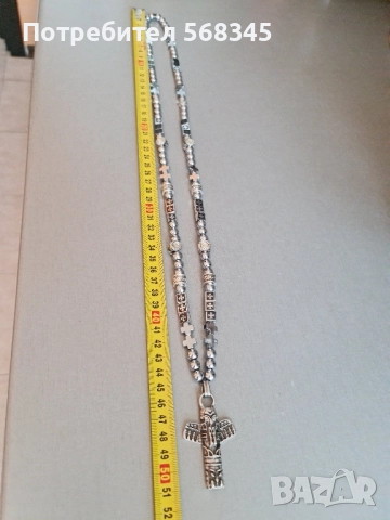 Мъжки гердан.Ръчна изработка. Стомана., снимка 5 - Колиета, медальони, синджири - 51438941