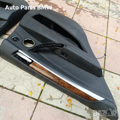 Черни кожени кори врати BMW E70 Кори врати БМВ Е70, снимка 4 - Части - 50435495