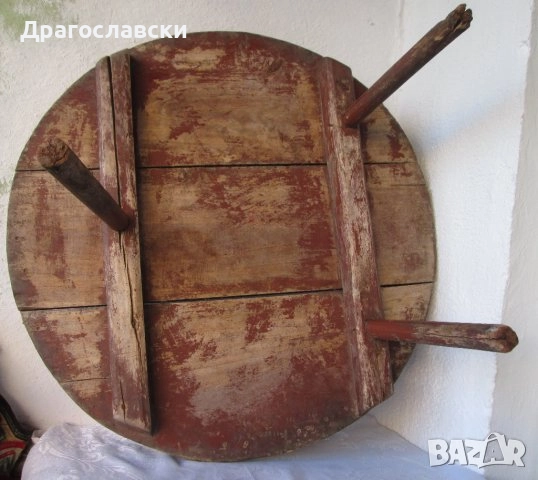 Маси софри трикраки столчета Автентична стара маса ниска синия паралия саралия софра софри битов кът, снимка 8 - Други - 31278559