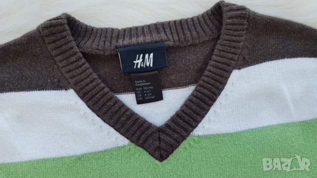 Детски пуловер H&M 5-6 години, снимка 2 - Детски пуловери и жилетки - 34787737