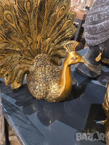 статуетка паун, снимка 4 - Статуетки - 49765881