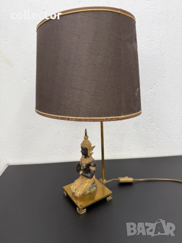 Тайландска бронзова лампа Тепаном - Thepanom №7770, снимка 3 - Антикварни и старинни предмети - 52839283