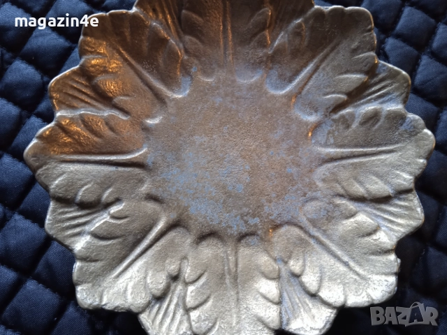 Винтидж 2 бр купички за ядки и свещи, Мед и месинг,, снимка 5 - Антикварни и старинни предмети - 52419472