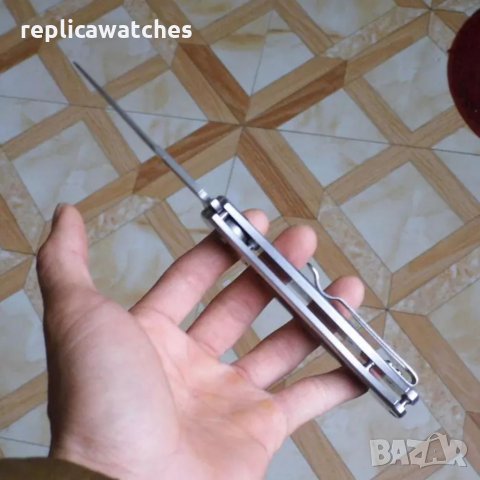 Автоматичен нож Ganzo стмана 440с, снимка 6 - Ножове - 32662084