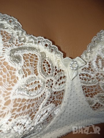 Palmers 85 B- Сутиен с меки чашки с банел в екрю, снимка 4 - Бельо - 44014300