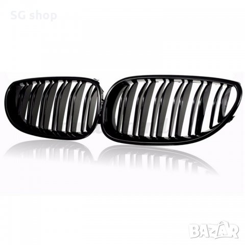 Двойни M5 M Бъбреци Решетки BMW E60 E61 2003г.-2010 БМВ Е60 Е61 Гланц, снимка 5 - Аксесоари и консумативи - 35126537