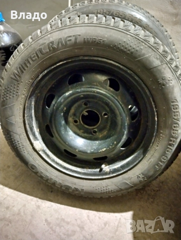 Зимни гуми с джанти за Пежо/Ситроен - 195 65 15, снимка 7 - Гуми и джанти - 52943316