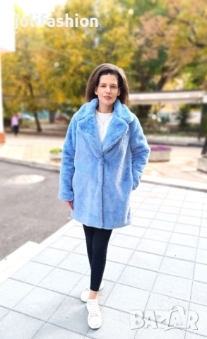 Плюшени палта, снимка 4 - Палта, манта - 38137308