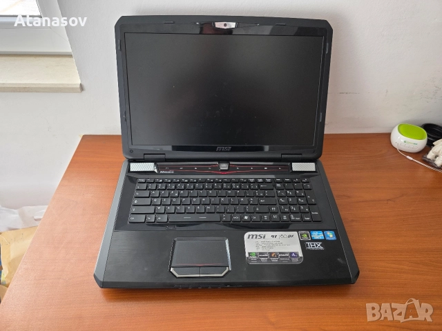 Лаптоп MSI GT 780 DX за  лентов кабел или части., снимка 8 - Части за лаптопи - 52789174