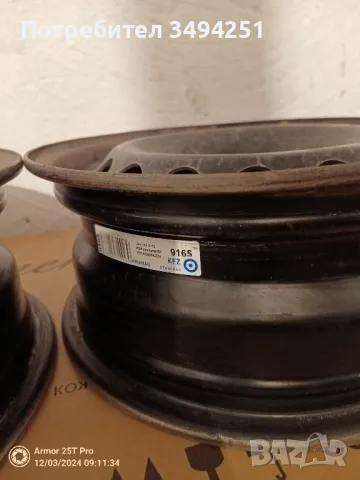 Железни джанти , снимка 4 - Гуми и джанти - 48902256