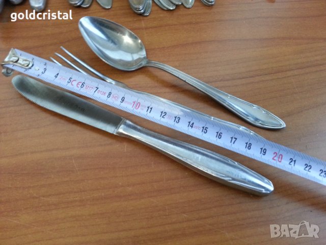 Български прибори за хранене Петко Денев , снимка 4 - Антикварни и старинни предмети - 37685338