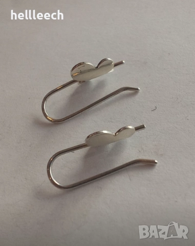 Сребърни обеци, снимка 4 - Обеци - 52828010