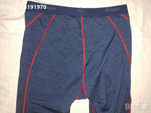 Bergans of Norway Fjellrapp 3/4 Tights (XL) мъжки мерино 3/4 термо клин  100% Merino Wool , снимка 4 - Спортни дрехи, екипи - 48231057