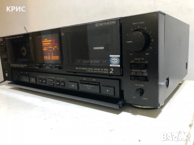 JVC TD-W901 / HIGH END Stereo Dual Cassette deck, снимка 7 - Декове - 28424878