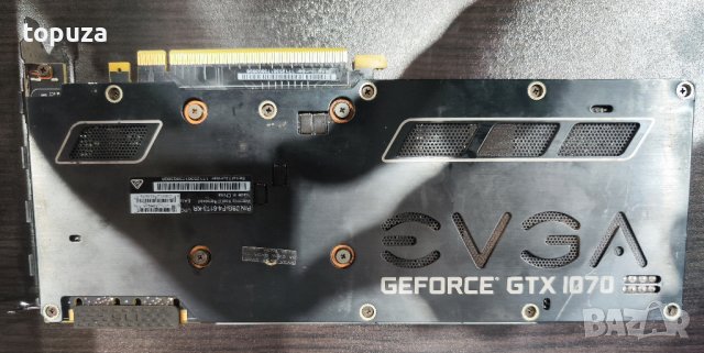 Видео карта EVGA GeForce GTX 1070 FTW GAMING 8GB, снимка 2 - Видеокарти - 43640745