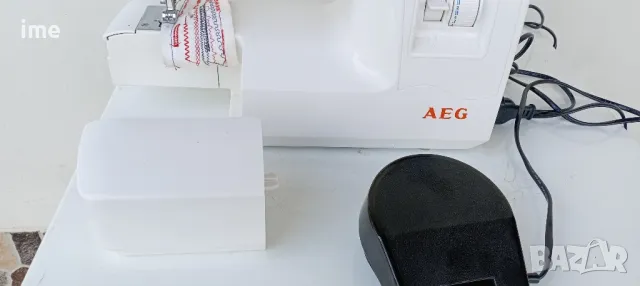 Шевна машина НОМЕР 05. AEG 11225. Ревизирана. Работеща с мостра на някой видове на шиене..., снимка 5 - Шевни машини - 50157140