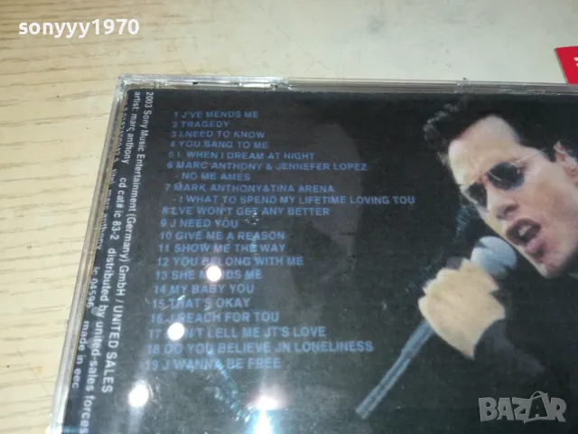 MARK ANTHONY CD 0705251941, снимка 11 - CD дискове - 50195702
