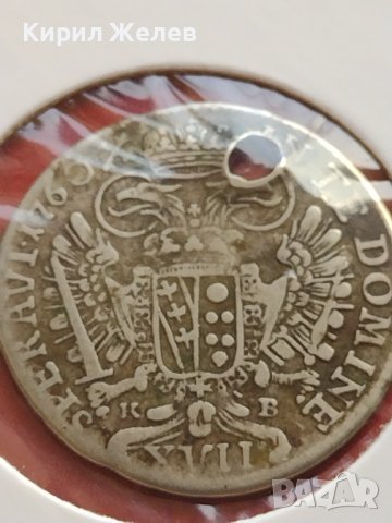 Сребърна монета 17 кройцера 1760г. Франц първи Кремниц Свещена Римска Империя 12213, снимка 8 - Нумизматика и бонистика - 42987092