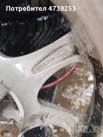 Продавам 4броя всесезонни гуми Cooper Discoverer M+S 205/80 R16 С джанти, снимка 6 - Гуми и джанти - 53481860