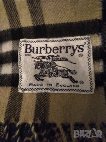 Burberrys оригинален вълнен шал  НАМАЛЕНИЕ , снимка 3 - Шалове - 43315875