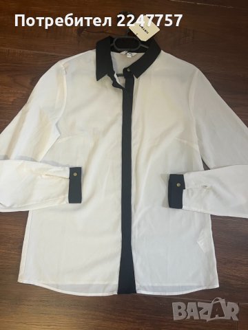 Нови бели ризи размер S/M, снимка 3 - Ризи - 43239787