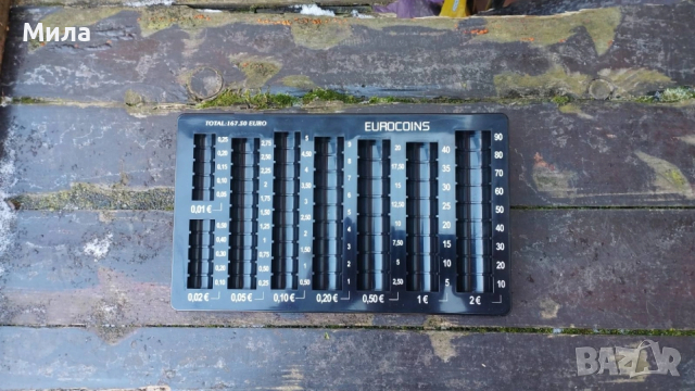 Монетник за евроцентове, снимка 2 - Друго търговско оборудване - 53070502