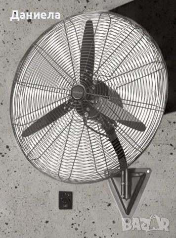 Вентилатор стенен 26''/30" Muhler, 160W, индустриален, снимка 4 - Вентилатори - 50563633