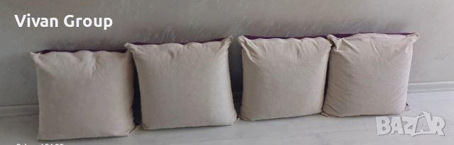 4 броя възглавници 40х40 см, снимка 4 - Възглавници - 51439959