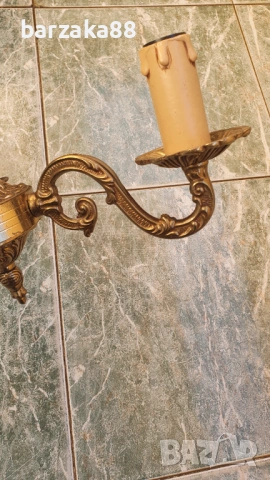 Малък месингов полилей , снимка 5 - Полилеи - 53162606