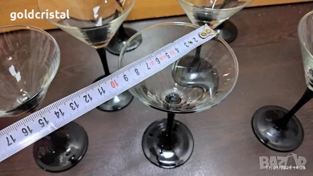  коктейлни чаши, снимка 4 - Антикварни и старинни предмети - 22536136