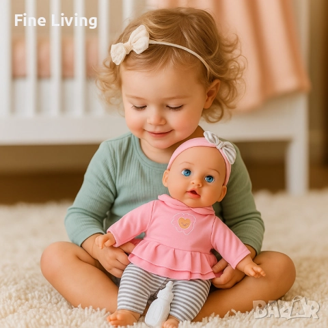 Очарователна кукла бебе - перфектният подарък за малките дами, снимка 2 - Кукли - 52119908