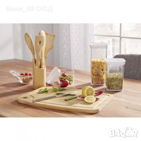 Бамбуков сет прибори , снимка 2 - Аксесоари за кухня - 39494382
