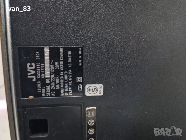 Касетен дек JVC CD-1770, снимка 4 - Декове - 38310029