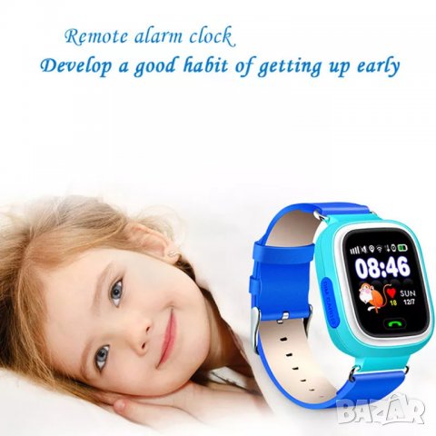 Смарт Часовник за дете, детски часовник, Q90, SIM карта, GPS Tracker, SOS авариен бутон, тракер, снимка 5 - Детски - 38494356