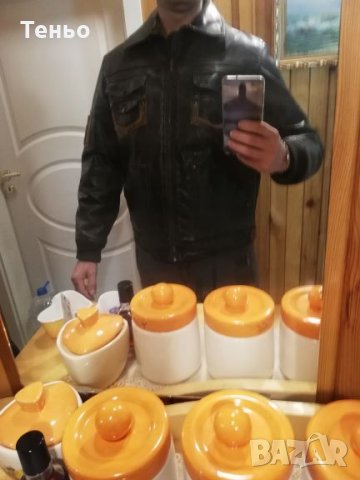 Кожено яке Primo Emporio, Шлифер, снимка 6 - Якета - 26771497