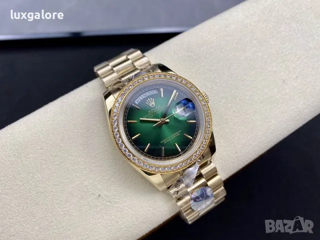 Дамски часовник Rolex Day-Date 36 с автоматичен механизъм, снимка 2 - Дамски - 47371631
