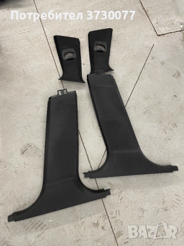 BMW F10 интериор черен B колона странични панели