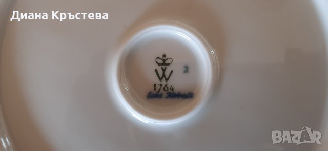 Чиния порцелан Wallendorf 1764, снимка 2 - Декорация за дома - 39882488
