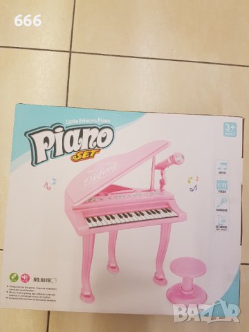 Пиано с микрофон, снимка 1 - Музикални играчки - 43375038