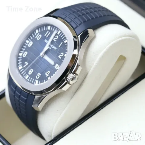 Patek Philippe Aquanaut 40mm White Gold  Blue Dial Automatic Различни Варианти, снимка 6 - Мъжки - 48002449