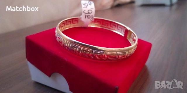 Златни гривни , обеци 14 карата 585 , снимка 3 - Гривни - 51919288