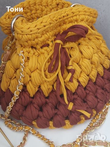 Дамска плетена чанта , снимка 2 - Чанти - 37560541