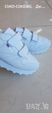 №30-№35, Бели сникърси MORENO Unisex модел, снимка 2 - Детски маратонки - 32974613